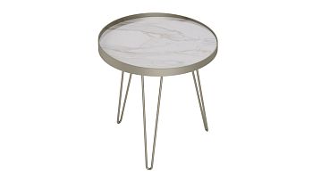 Журнальный стол  Вентура, цвет белый титан
